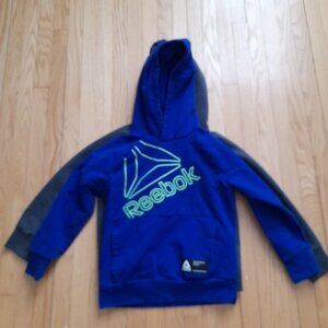 Two Boys Reebok Hoodies, Blue  Grey